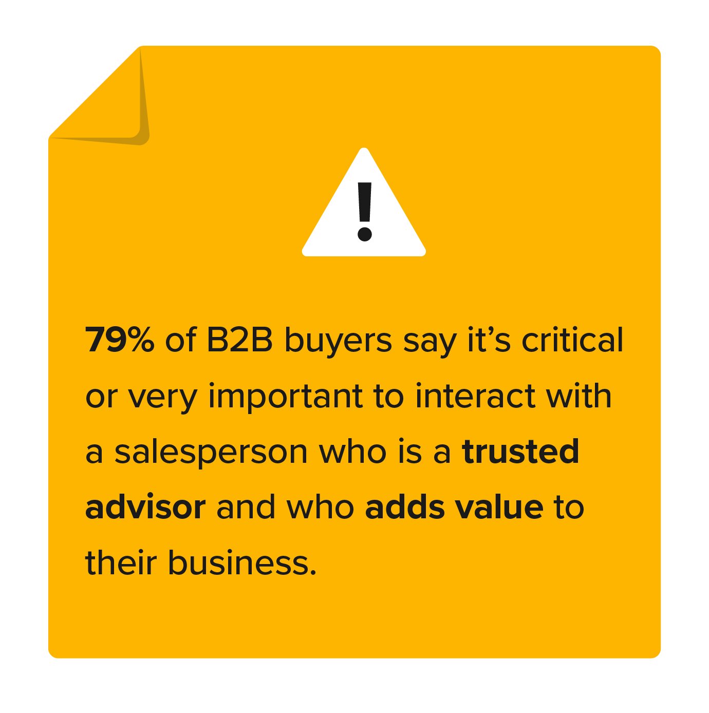 B2B buyers want trusted advisors
