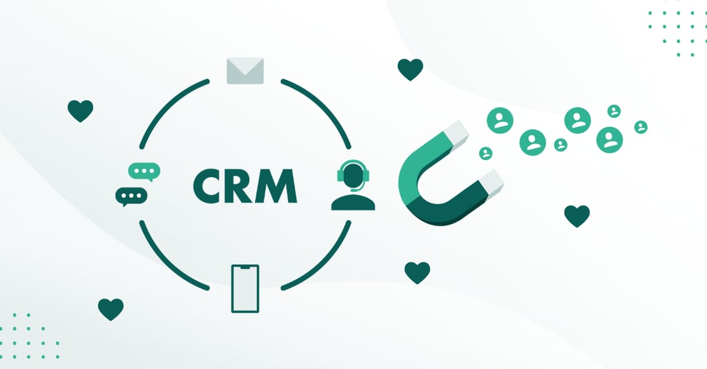 Illustration of sales CRM