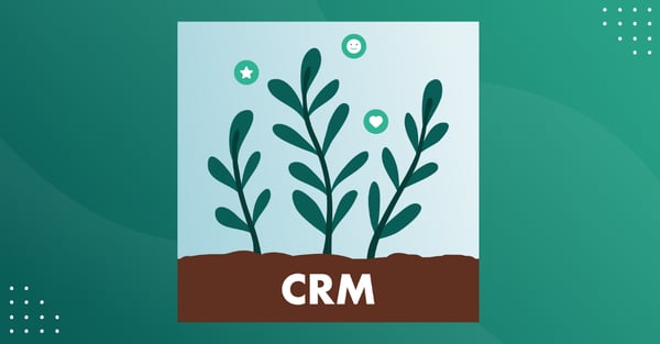 Illustration of growth with CRM