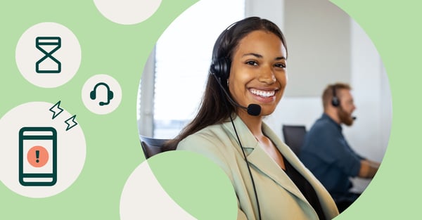 Photo of customer service employee