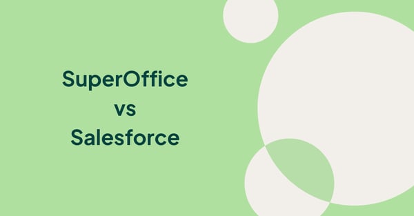 Brand graphic with green background and dune white circles