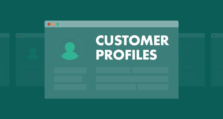 Customer profiles as well as templates