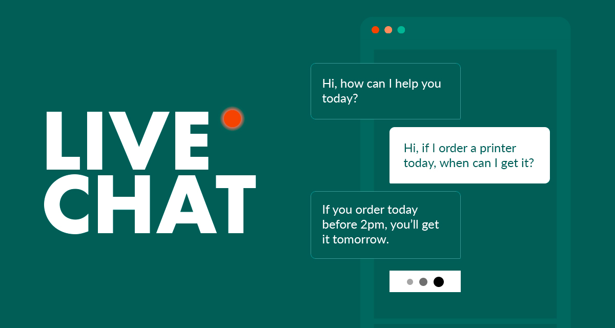 Live chat for customer experience