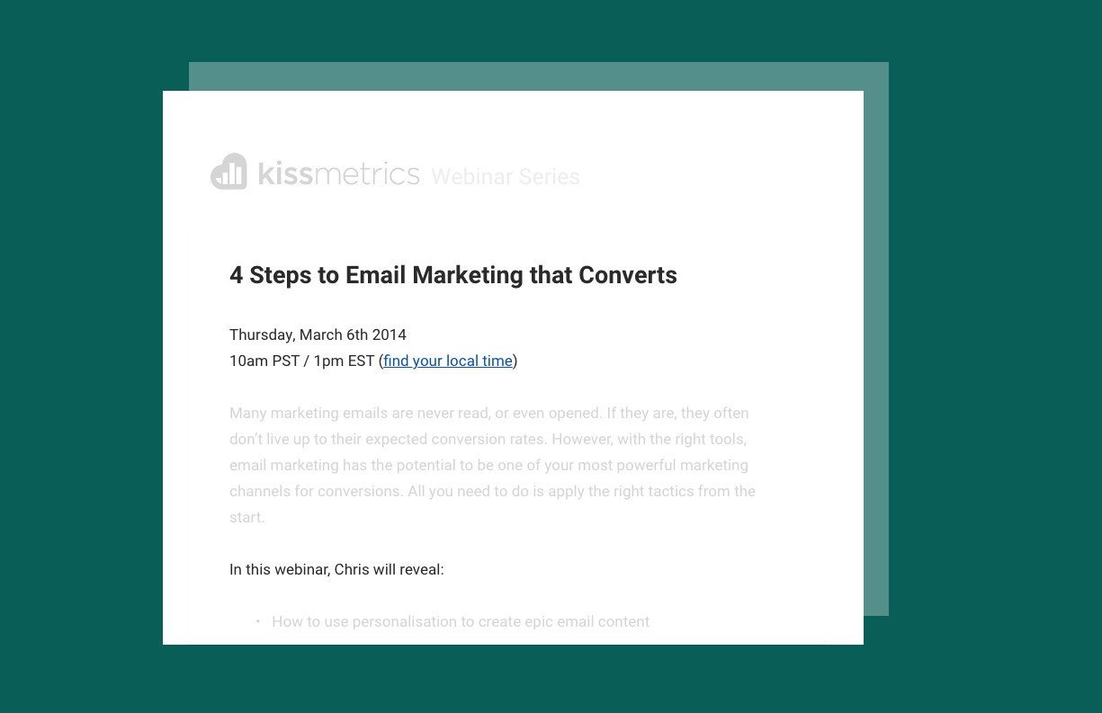 Business Promotion Email Template