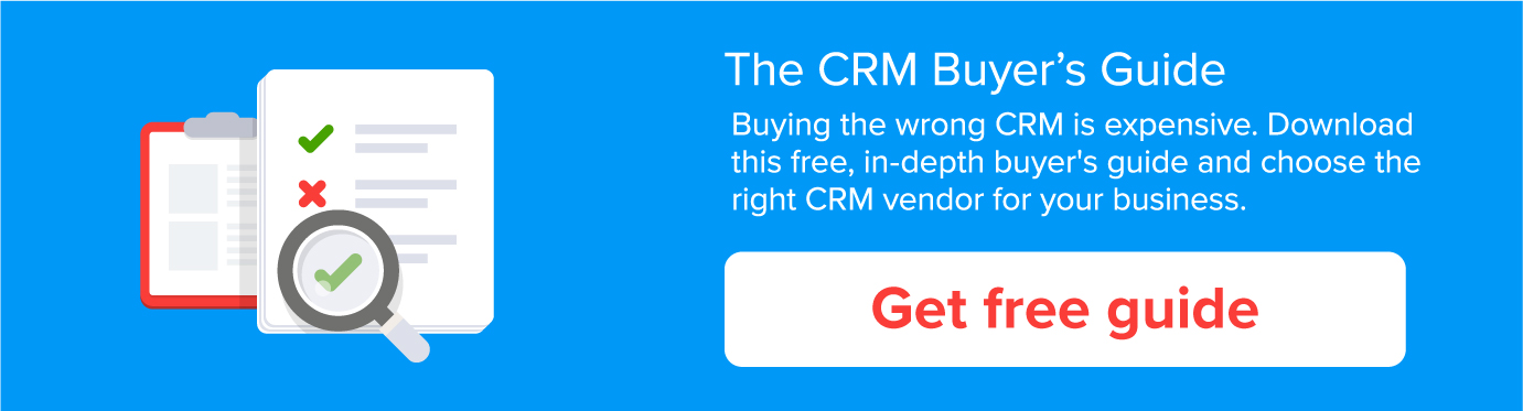 CRM buyers guide 2018