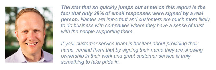 Jeremy Watkins customer service quote atop benchmark report