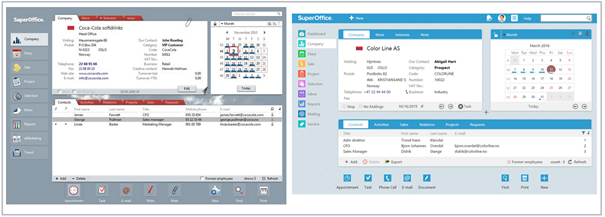 SuperOffice 7 and the new SuperOffice 8