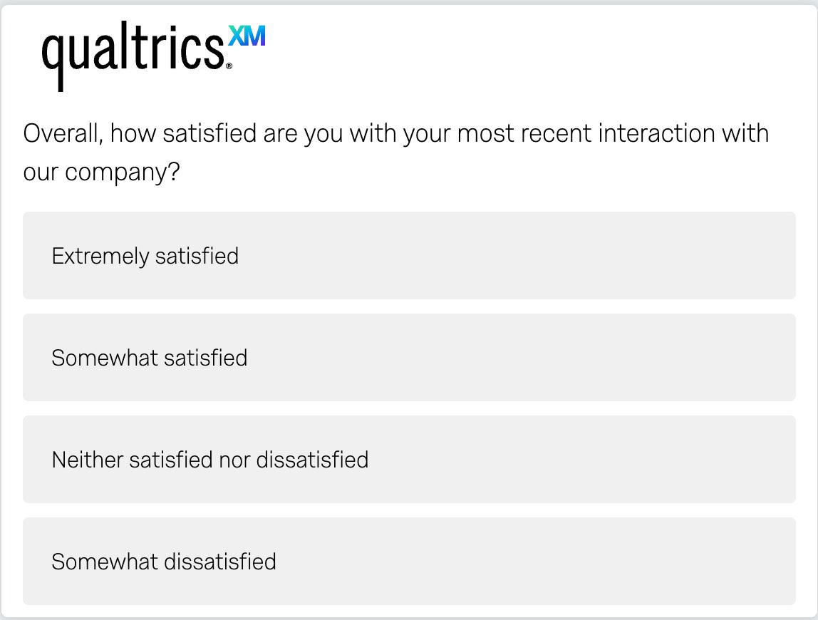 Qualtrics survey