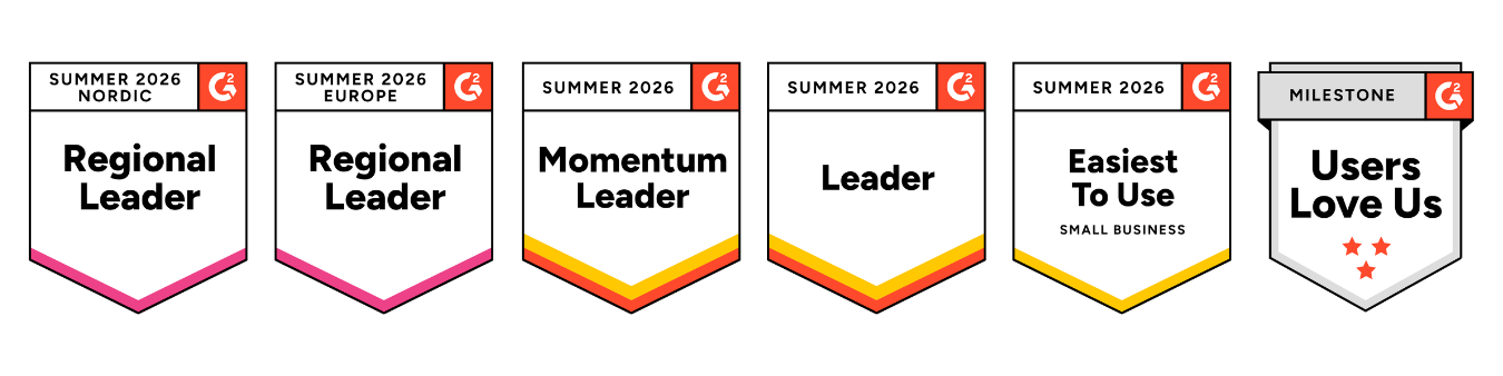 SuperOffice G2 badges summer 2026