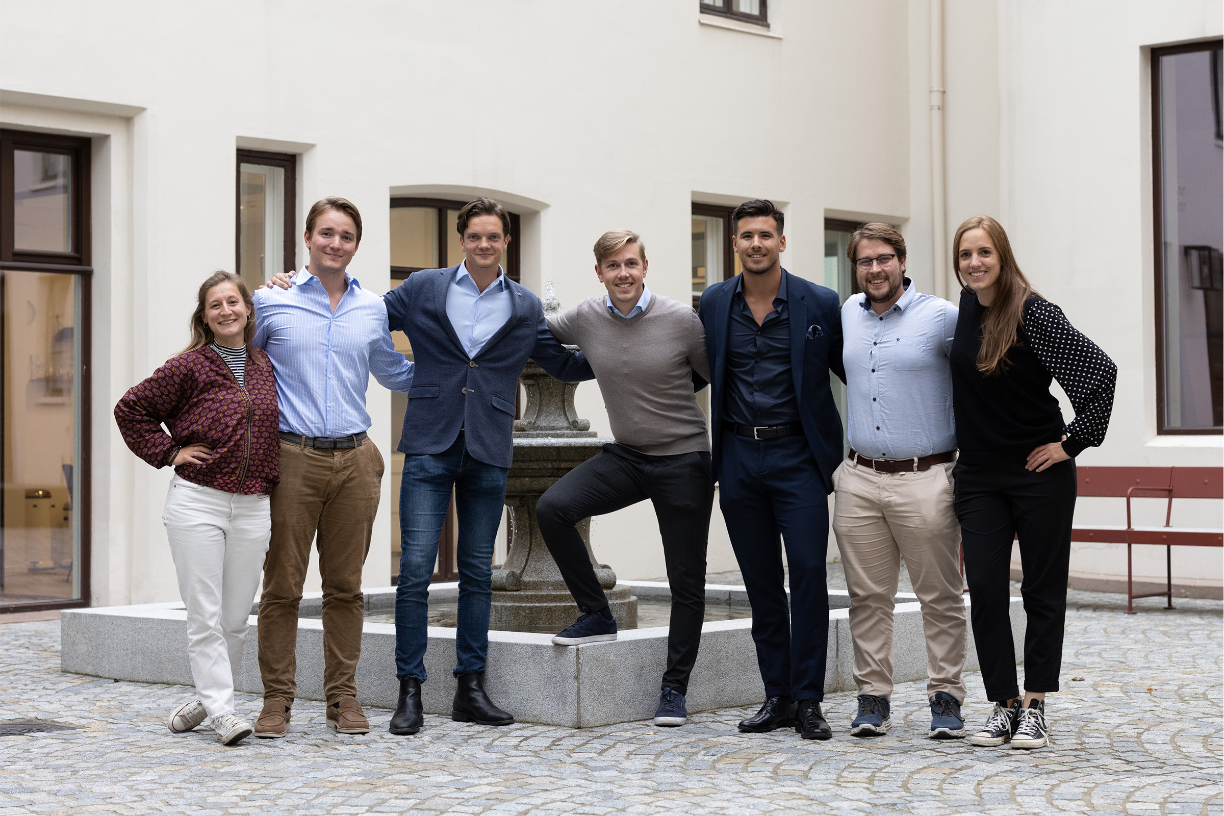 Group picture of a early career team
