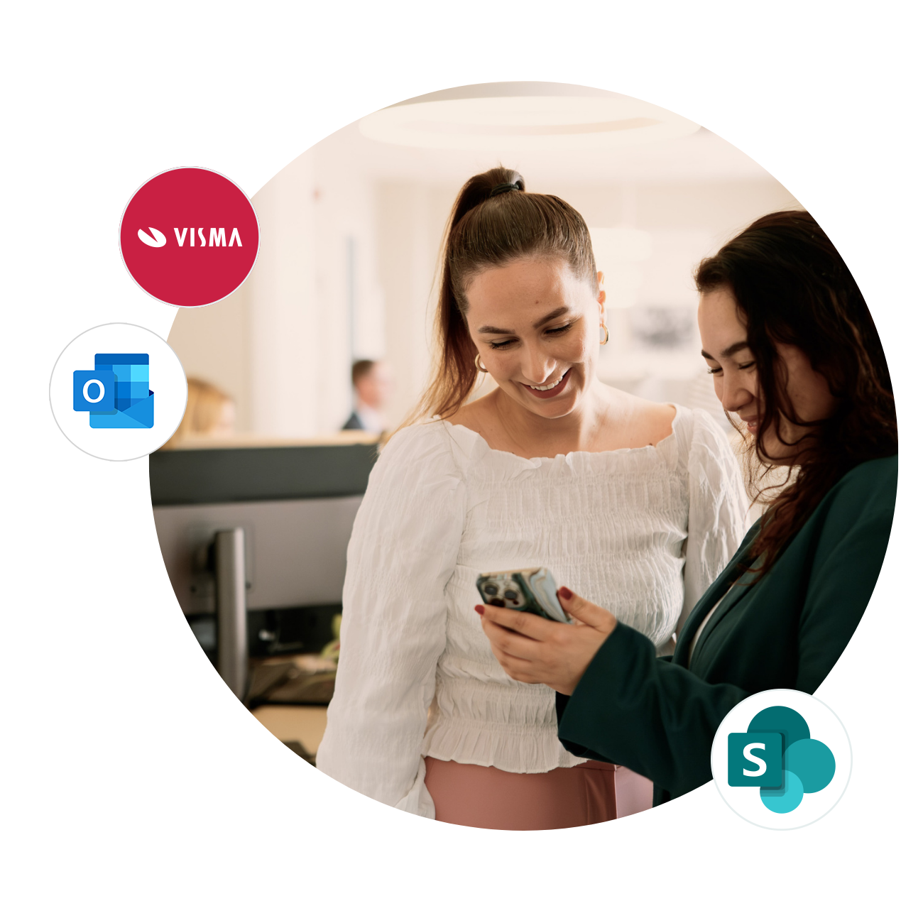 Collection of app logos