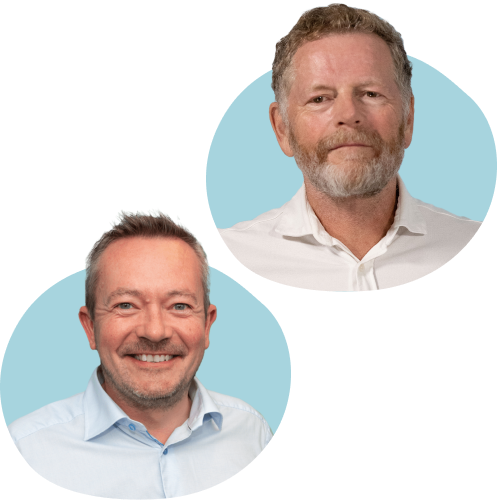 Picture of the speakers, Flemming and Hans